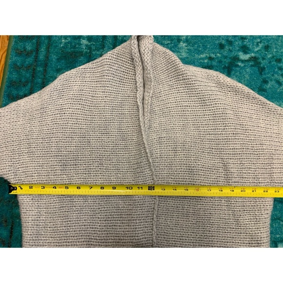 Gap Chunky Shawl Collar Cardigan Sweater Grey - Picture 8 of 10